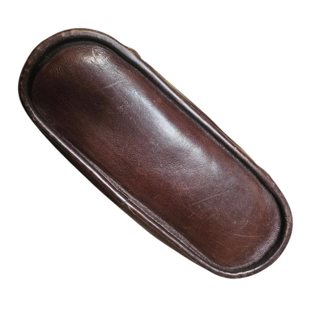 Brighton Vintage Leather Embossed Shoulder Bag
